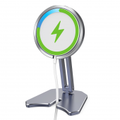 E2M YTB-16 ŞARJLI TELEFON STANDI GÜMÜŞ - 3