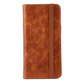 BİKAPAK LUXURY IPHONE 13 KAHVERENGİ CÜZDAN KILIF thumbnail 2