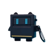 E2M AIRPODS 3 KILIF ROBO FLAT SİYAH thumbnail 1