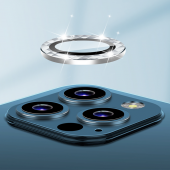 Binano Iphone 13 Pro/13 Pro Max Taşlı Pembe Kamera Koruyucu thumbnail 3