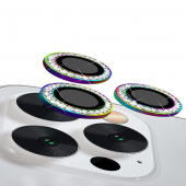 Binano Iphone 13 Pro/13 Pro Max Taşlı Gökkuşağı Kamera Koruyucu - 2