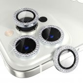Binano Iphone 11 Pro/11 Pro Max/12 Pro Taşlı Silver Kamera Koruyucu - 3