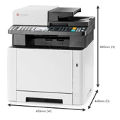 KYOCERA ECOSYS MA2100CFX Çok Fonksiyonlu A4 Renkli Lazer Yazıcı - 3