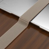 E2M APPLE WATCH 38-40-41MM KRD-01 METAL HASIR SIYAH KORDON thumbnail 2