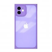 BİKAPAK ELIT CUBE IPHONE 12 LİLA KAPAK - 1
