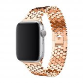 E2M Apple Watch 42-44mm KRD-16 Metal Rose Gold Kordon thumbnail 1