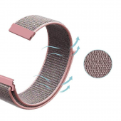 E2M Samsung Watch 22mm KRD-03 Hasır Vişne Kordon thumbnail 3