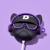 E2M AIRPODS 1-2 KILIF STAR BULLDOG MOR thumbnail 3