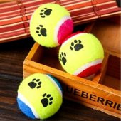 Evcil Hayvan Kedi Köpek Eğitim Topu 3 Lü Set Kedi Köpek Oyun Topu Kedi Oyuncagı Köpek Oyuncagı - 1