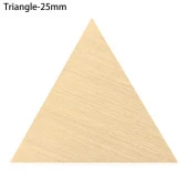 Boş Mum Mühür Pirinç Damga Başlığı Üçgen 25x22mm thumbnail 7