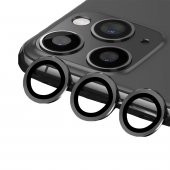 BİNANO METAL RİNG IPHONE 14 PRO/14 PRO MAX GRİ KAM thumbnail 1