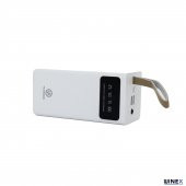 Winex YK89 50000mAh 2xUsbA + Type-C + Micro Çıkışlı Led Göstergeli Powerbank Beyaz - 3