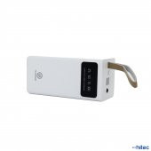 Schitec YK89 50000mAh 2xUsbA + Type-C + Micro Çıkışlı Led Göstergeli Powerbank Beyaz - 3
