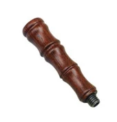 Ahşap Mum Mühürü Sapı Gül Ağacı G8 Özel Tasarım M8 Dişli thumbnail 1