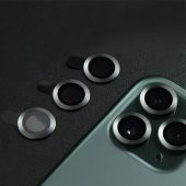 BİNANO METAL RİNG IPHONE 14/14 PLUS SİLVER KAMERA thumbnail 3