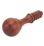 Ahşap Mum Mühürü Sapı Gül Ağacı G6 Özel Tasarım M8 Dişli thumbnail 3