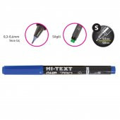 Hi-Text 780 S Asetat Kalemi Mavi 12 Adet - 2