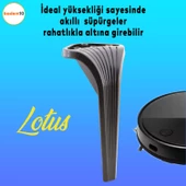 Lotus Lüks Mobilya Kanepe Tv Ünitesi Koltuk Ayağı 23 Cm Siyah Konsol Ayakları thumbnail 2