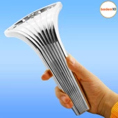 Lotus Lüks Mobilya Kanepe Sehpa Tv Ünitesi Koltuk Ayağı 19 Cm Parlak Krom Baza Ayakları thumbnail 6