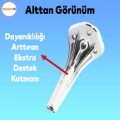 Lotus Lüks Mobilya Kanepe Tv Ünitesi Koltuk Ayağı 23 Cm Parlak Krom Konsol Ayakları - 3