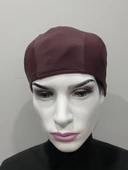 Likra Kumaş Bone Yüzücü Havuz ve Deniz Bonesi Kadın erkek için uygundur - 5