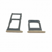 Kadrioğlu Galaxy A530 A8 2018 Sim Kart Kapağı Tepsisi Gold - 1