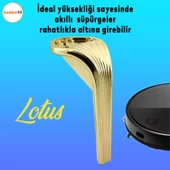 Lotus Lüks Mobilya Kanepe Tv Ünitesi Koltuk Ayağı 23 Cm Gold Altın Konsol Ayakları thumbnail 2