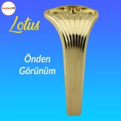 Lotus Lüks Mobilya Kanepe Tv Ünitesi Koltuk Ayağı 23 Cm Gold Altın Konsol Ayakları thumbnail 5