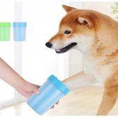 Pati Ayak Yıkama Kovası Silikon Jel Fırçalı Kedi Köpek (Küçük ) - 1