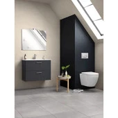 Vitra Mia 80 Cm Antrasit Çekmeceli Banyo Dolabı Takımı 75100 - 2