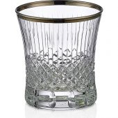 Kcd Antik Platin Kesme El Dekor Yaldızlı 6 Adet Desenli Su Bardağı Takımı thumbnail 1