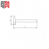 İzeltaş Tesviyeci Çekiç 100 gr5800250100 - 2