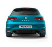 Seat Leon MK3 5F (2013-2019) FR  Aero Dinamik Tampon (Plastik) - 3