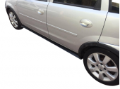 Opel Corsa C (2001 - 2006) Opc Style Marşpiyel Seti (Plastik) - 4