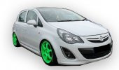Opel Corsa D 2007 - 2015 OPC Yan Marşpiyel Seti (Plastik) - 1