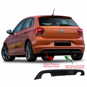 Volkswagen Polo (2017 ve Sonrası) Sağ Sol Çift Çıkış Difüzör (Plastik) - 1