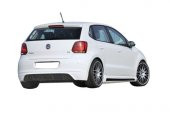 Volkswagen Polo 6R (2010-2014) Makyajsız Arka Tampon Eki - Difüzör (Plastik) - 3