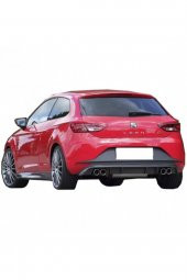 Seat Leon MK3 (2013-2016) FR Arka Tampon Eki - Difüzör (Plastik) thumbnail 3