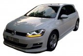Volkswagen Golf 7 (2012-2019) Aerodinamik Yan Marşpiyel Seti (Plastik) - 1
