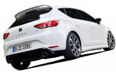 Seat Leon MK3 - 5F (2013-2016) Style Arka Tampon Eki - Difüzör (Plastik) - 1
