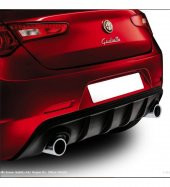 Alfa Romeo Giulietta Arka Tampon Eki - Difüzör (Plastik) - 1