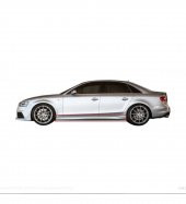 Audi A4 B8 2008 - 2012 RS4 Yan Marşpiyel Seti (Plastik) - 2