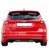 Ford Focus 3 HB Makyajlı (2015-2018) Arka Tampon Eki - Difüzör  (Plastik) - 1