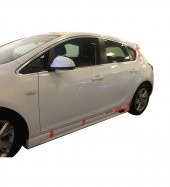 Opel Astra J HB - Sedan Uyumlu 2013 - 2015 Yan Marşpiyel Seti (Plastik) - 1