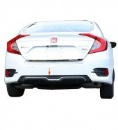 Honda Civic FC5 Sedan (2015-2018) Modulo Arka Tampon Eki - Difüzör (Plastik) - 1