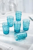 Akrilik Aquamarin Tekli Kısa Bardak & Su Meşrubat Kahve Yanı Bardağı 400 ml ( Cam Değildir ) - 4