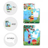 Tox Elmacı Ayı 3+ Keçe Yapboz - 3 Yaş Puzzle T044 - 4