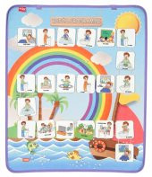 Benim Programım Keçe Cırtlı Duvar Panosu , Eğitici Oyuncak - 1