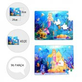 Tox Deniz Kızı 5+ Keçe Yapboz - 5 Yaş Puzzle T041 - 4