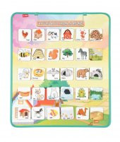 Hayvanlar ve Yaşam Alanları Keçe Cırtlı Duvar Panosu , Eğitici Oyuncak - 1